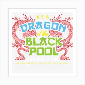 Dragon Of The Black Pool Art Print