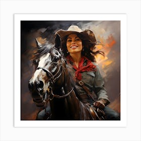 Wild West Series By Csaba Fikker For Ai Art Depot 13 Art Print