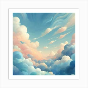 Clouds In The Sky 21 Art Print