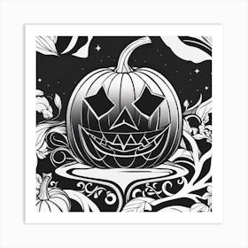 Jack O Lantern Art Print