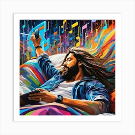 Musical vibes  Art Print