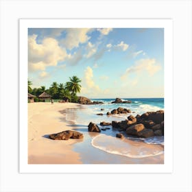 Sri Lanka Beach Art Print