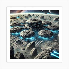 A Detailed Depiction Of Kuiper Belt Strongholds, S Art Print