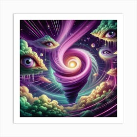 Psychedelic Art 3 Art Print