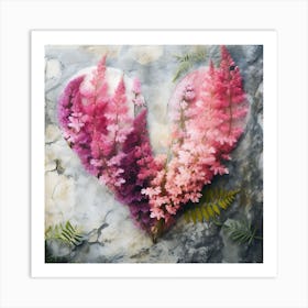 Heart Of Flowers 11 Art Print