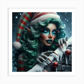 Christmas Elf 2 Art Print