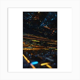 Abstract City Art Print