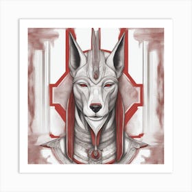 Egyptian Dog Art Print