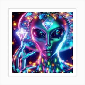 Alien Art 3 Art Print