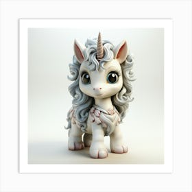 Little Unicorn 31 Art Print