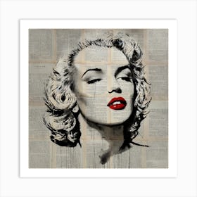 Marilyn Paper Art Print