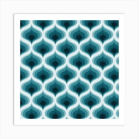 Modern Retro Pattern 27 Art Print