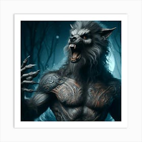 Werewolf 3 Art Print