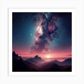 Space Stock Videos & Royalty-Free Footage 7 Art Print