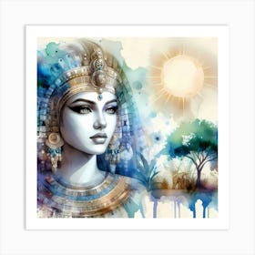 Cleopatra Portrait Artwork 204 Art Print