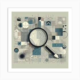 Magnifying Glass 1 Art Print