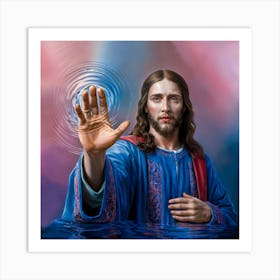 Jesus Touch my Screen #3 Art Print