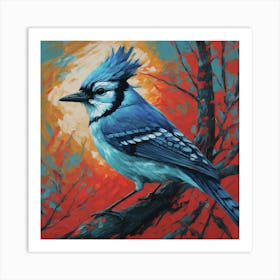 Blue Jay 1 Art Print