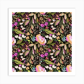 Floral Pattern 2 Art Print