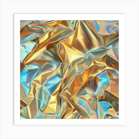 Holographic Foil Background 2 Art Print