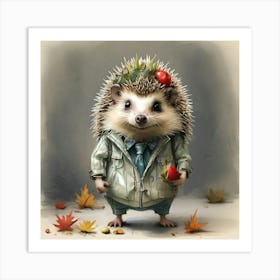 Hedgehog 38 Art Print