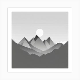 Mountain Landscape 36 Art Print