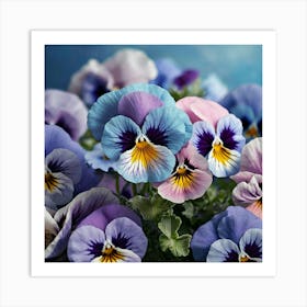 Pansies 1 Art Print