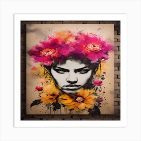 Flower Painting Art Print