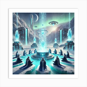 Preservation Of Balance Icebound Order Art Print