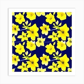 Yellow Flowers Art Print