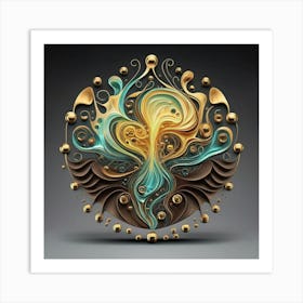 Abstract Fractal Art Art Print