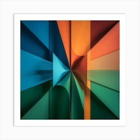 Abstract Geometric Pattern Art Print