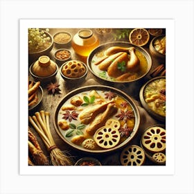 Sovereign Flame Taoist Herbal Soups Art Print