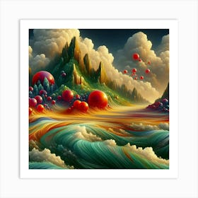 'Clouds In The Sky' Art Print