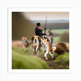 ENGLISH FOX HUNT Art Print