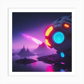 Spaceship 1 Art Print