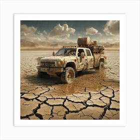 Desert Truck 6 Art Print