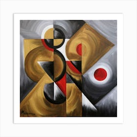 Abstract Painting Cubismo Abstract 10 Art Print