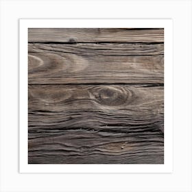 Old Wooden Planks 1 Art Print