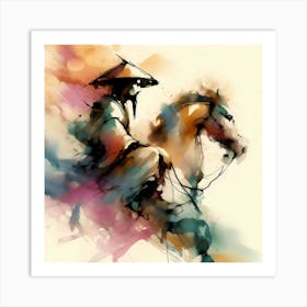 Creative Horse Beauty Illustration Nr 122 Art Print