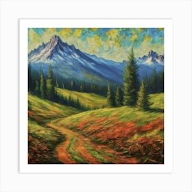 Mountain Road Art Print