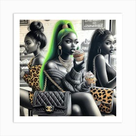 Black Girls Art Print