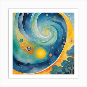 Spiral Galaxy 1 Art Print