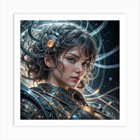 Sci-Fi Girl Art Print