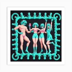 Sexy Girls 18 Art Print