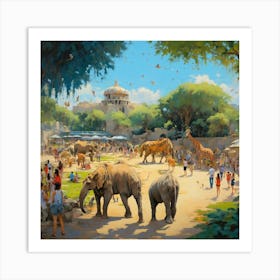 Orlando Zoo 1 Art Print