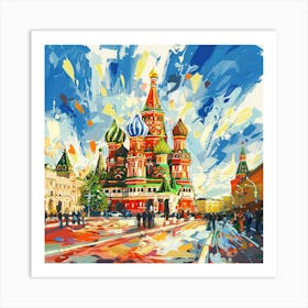 Moscow Cathedral 2 Art Print