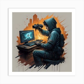 Gamer art Art Print