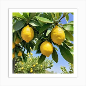 Lemon Tree Art Print