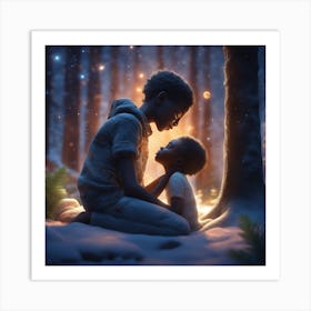 Child In The Woods Art Print